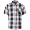 Bigdude Short Sleeve Check Shirt Black -Kenn Clothing Shop 024d30f8 bd23ss06 05 1