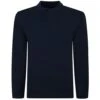 Bigdude Knitted Polo Jumper Navy -Kenn Clothing Shop 02819c3e bd23jmp04 02 1