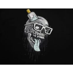 Bigdude Comic Skull Print Hoody Black -Kenn Clothing Shop 0343a50b bd23h02 01 black