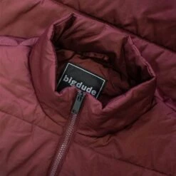 Bigdude Padded Gilet Burgundy -Kenn Clothing Shop 06f01176 img 9116