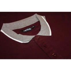 Bigdude Las Vegas Pique Polo Burgundy -Kenn Clothing Shop 124ec895 img 1247