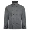 Bigdude Double Breasted Coat Grey -Kenn Clothing Shop 12b735f9 bd21jck10 03 front