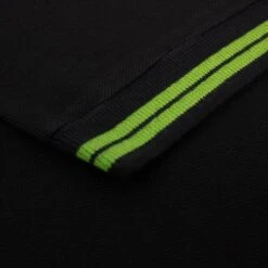 Bigdude Tipped Polo Shirt Black/Green -Kenn Clothing Shop 1a33565b img 8232