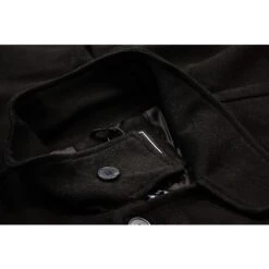 Bigdude Double Breasted Coat Black -Kenn Clothing Shop 1c3d2712 img 0230