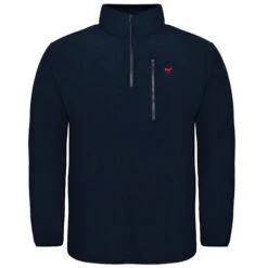 Kenn Clothing Shop 29 Bigdude 1/4 Zip Fleece Pullover Navy