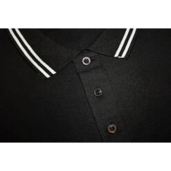 Bigdude Tipped Polo Shirt Black -Kenn Clothing Shop 25cdc37b bd20tp01 01 black 1