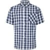 Bigdude Gingham Short Sleeve Shirt Navy -Kenn Clothing Shop 2878c1bf bd23ss07 02 1