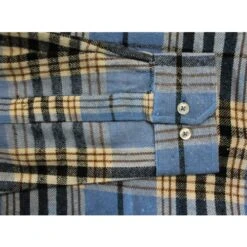 Bigdude Summer Long Sleeve Flannel Shirt Blue -Kenn Clothing Shop 2badd539 bd23ls01 20 4