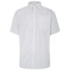 Bigdude Striped Short Sleeve Shirt Grey/White -Kenn Clothing Shop 30bb5413 bd23ss08 02 1