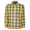 Bigdude Long Sleeve Check Shirt Yellow -Kenn Clothing Shop 339c8987 bd23ls20 02 1