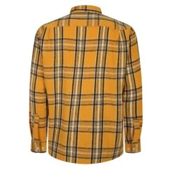 Bigdude Summer Long Sleeve Flannel Shirt Yellow -Kenn Clothing Shop 33a858d0 bd23ls01 21 yellow 2