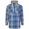 Bigdude Hooded Check Flannel Shirt Blue -Kenn Clothing Shop 3572ae12 bd23ls03 03 1.jpg20edited