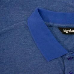 Bigdude Buttoned Pocket Polo Shirt Royal Blue Marl -Kenn Clothing Shop 3a4a85f4 img 8692