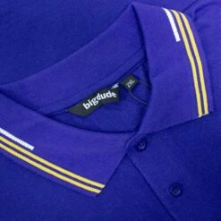Bigdude Designer Tipped Polo Shirt Cobalt Blue -Kenn Clothing Shop 3b354ec8 img 8384
