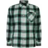 Bigdude Summer Long Sleeve Flannel Shirt Green -Kenn Clothing Shop 3b75ec36 bd23ls01 13 green 1
