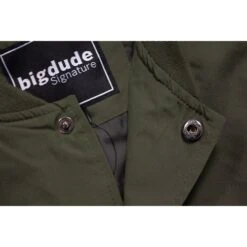 Bigdude Button Up Baseball Jacket Khaki -Kenn Clothing Shop 3c3e2bab bd22jck14 11 khaki 4