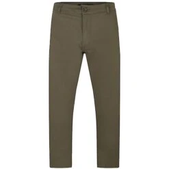 Bigdude Straight Cut Stretch Coloured Jeans Olive