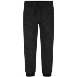 Bigdude Space Dye Cuffed Joggers Black -Kenn Clothing Shop 3efe1cab spacedyejogger black 1