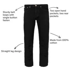 Bigdude Regular Fit Jeans Black -Kenn Clothing Shop 41c996f1 014