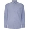Bigdude Button Down Oxford Long Sleeve Shirt Royal Blue