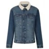 Bigdude Denim Jacket With Sherpa Collar Mid Wash -Kenn Clothing Shop 47a117f6 bd23jck08 02 1