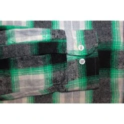 Bigdude Summer Long Sleeve Flannel Shirt Green -Kenn Clothing Shop 4cf11aae bd23ls01 13 2