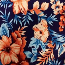 Bigdude Floral Long Sleeve Poplin Shirt Navy -Kenn Clothing Shop 4f79c4bc img 8761