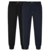 Bigdude Basic Cuffed Joggers Twin Pack Black/Navy -Kenn Clothing Shop 569d43af twin20jogger