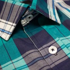 Bigdude Short Sleeve Check Shirt Green -Kenn Clothing Shop 57a385a0 img 8852