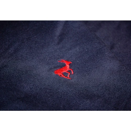 Bigdude Open Hem Loop Back Joggers Navy 9 Bigdude Open Hem Loop Back Joggers Navy - Image 7