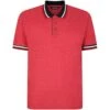 Bigdude Two Tone Contrast Polo Shirt Red -Kenn Clothing Shop 6ca8f82d bd23p03 22 1