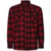 Bigdude Checked Overshirt Red/Black -Kenn Clothing Shop 6e49c535 bd23ls16 22 1