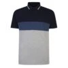Bigdude Colour Block Pique Polo Shirt Navy -Kenn Clothing Shop 6eb9ab06 bd22p18 02 navy 1