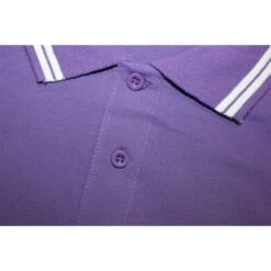 Bigdude Tipped Polo Shirt Purple -Kenn Clothing Shop 714e717c bd20tp01 30 purple 1