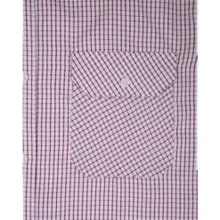 Bigdude Long Sleeve Shirt With Chest Pockets Red/White -Kenn Clothing Shop 76f465f6 bd22ls09 22 red detail