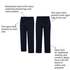 Bigdude Open Hem Joggers Navy -Kenn Clothing Shop 774f24e2 02