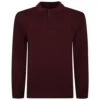 Bigdude Knitted Polo Jumper Burgundy -Kenn Clothing Shop 789a3e16 bd23jmp04 10 1