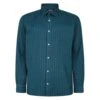Bigdude Long Sleeve Check Shirt Teal -Kenn Clothing Shop 7a6b4641 bd23ls20 01 1