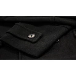 Bigdude Double Breasted Coat Black -Kenn Clothing Shop 7a89d49c img 0252