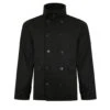 Bigdude Double Breasted Coat Black -Kenn Clothing Shop 7e0c6acc bd21jck10 01 front
