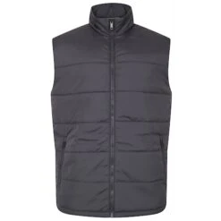 Bigdude Padded Gilet Charcoal
