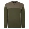 Bigdude Colour Block Jumper Khaki/Dark Khaki -Kenn Clothing Shop 8501f665 colourblockjumper reen 1