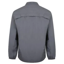 Bigdude Lightweight Contrast Panel Showerproof Jacket Charcoal -Kenn Clothing Shop 869bb60f bd20jck01 charcoal 3