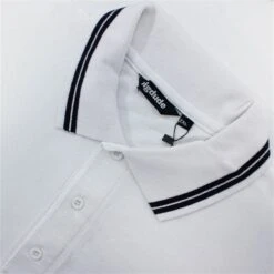 Bigdude Tipped Pique Polo Shirt White -Kenn Clothing Shop 874e0ba8 img 8393