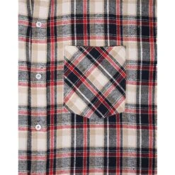 Bigdude Long Sleeve Flannel Shirt Navy -Kenn Clothing Shop 8ea7e72f bd22ls15 02 navy detail