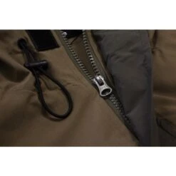 Bigdude Contrast Panel Showerproof Hooded Jacket Khaki -Kenn Clothing Shop 8f0fe87a img 0035