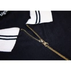 Bigdude Jersey Zip Polo Navy -Kenn Clothing Shop 907f38c3 img 1729