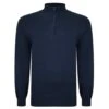 Bigdude Half Zip Knitted Jumper Navy -Kenn Clothing Shop 936e93c7 bd21br04 07 1