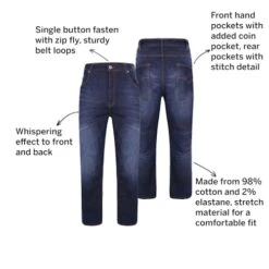Bigdude Whispering Stretch Jeans Dark Wash -Kenn Clothing Shop 94b80e2a 075
