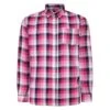 Bigdude Button Down Long Sleeve Check Shirt Pink -Kenn Clothing Shop 962f5c59 bd23ls19 06 1